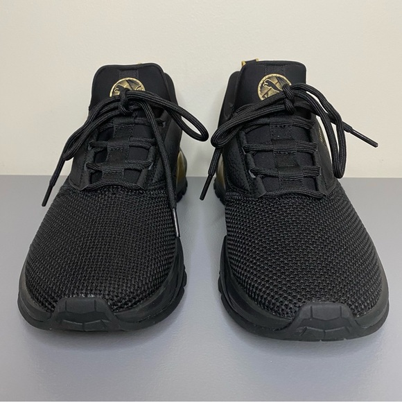 Puma Venus Black & Gold Soft Foam Optimal Comfort Women’s Sneakers - Picture 3 of 13